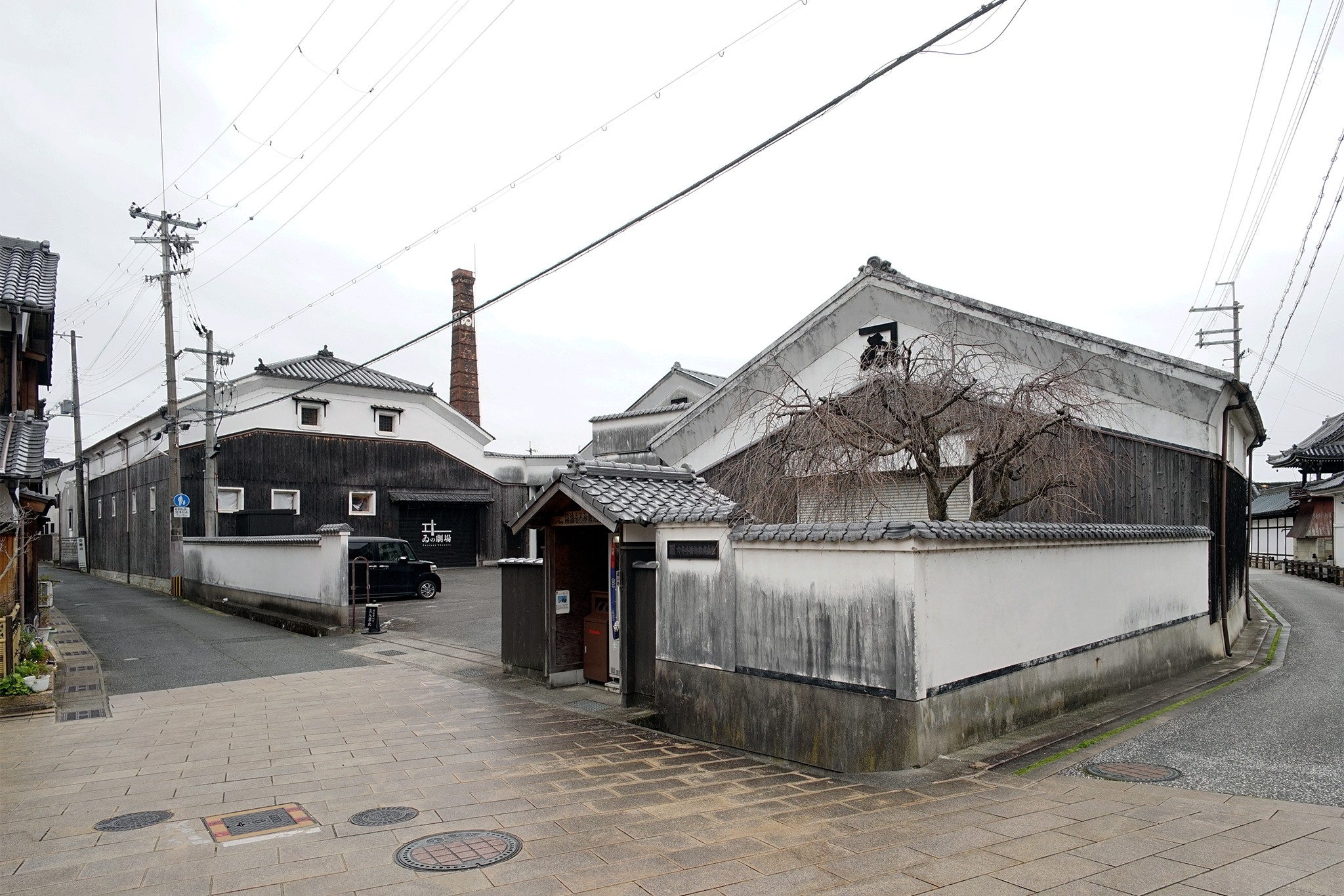 水彩画　醤油工場 今日の水彩画